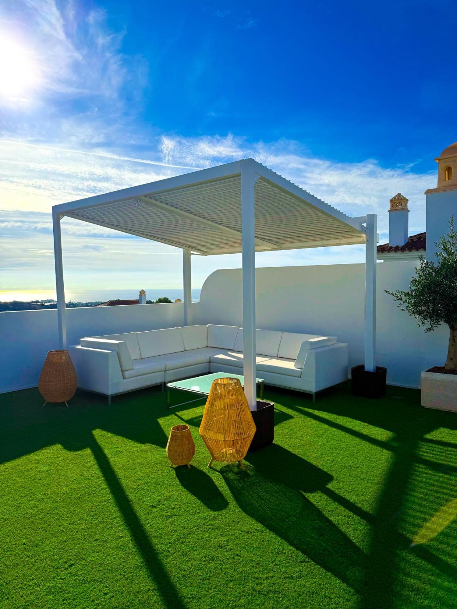 Ferienwohnung Oceanview Luxury Penthouse Estepona Exterior foto